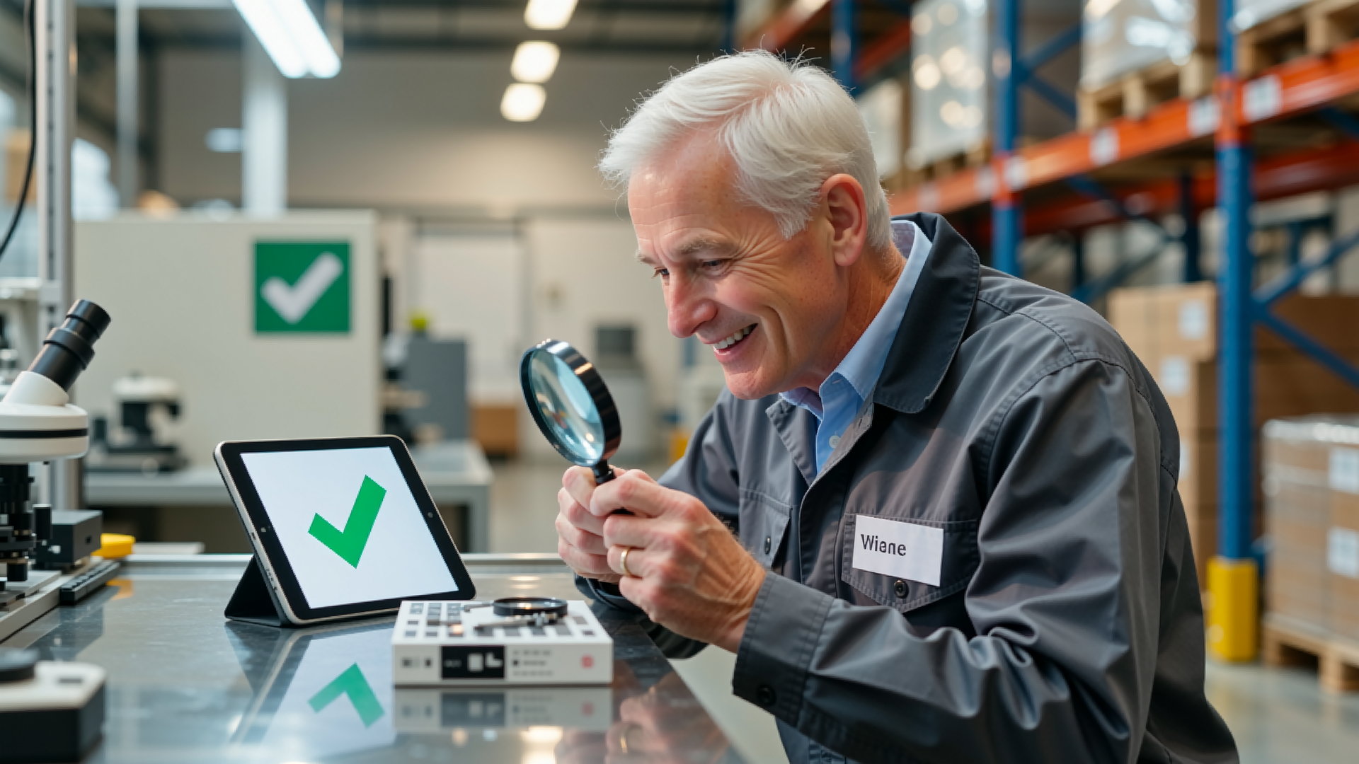 Manufacturing and testing scene 3